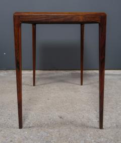 Johannes Andersen Johannes Andersen Rosewood Nesting Tables Painted Tile Top c1962 CFC Silkeborg - 2331841