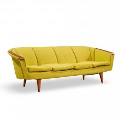 Johannes Andersen Johannes Andersen Style Mid Century Norwegian Teak and Wool Sofa - 4659616