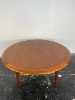 Johannes Andersen Johannes Andersen Teak Round Coffee Table with Cane Shelf - 4032446