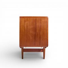 Johannes Andersen Johannes Andersen for Uldum Danish Teak Tambour Door Credenza with Hutch - 4474454