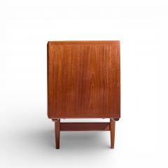 Johannes Andersen Johannes Andersen for Uldum Danish Teak Tambour Door Credenza with Hutch - 4474455