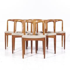 Johannes Andersen Johannes Andersen for Uldum Mobelfabrik MCM Teak Juliane Chairs Set of 6 - 3830179