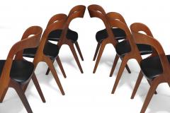 Johannes Andersen Johannes Andersen for Vamo S nderborg Teak Dining Chairs Perfectly Restored - 4059363