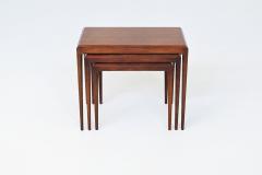 Johannes Andersen Johannes Andersen nesting tables in rosewood CFC Silkeborg Denmark 1960 - 3865830