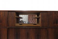 Johannes Andersen Mid century Johannes Andersen Danish High Sideboard of Brazilian Rosewood - 3693880