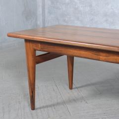 Johannes Andersen Scandinavian Rosewood Low Coffee Table Timeless Elegance - 3485802