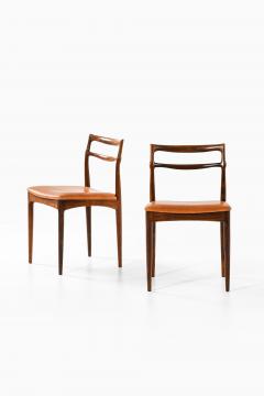 Johannes Andersen Set of Six Dining Chairs by Johannes Andersen 1960s - 4443686
