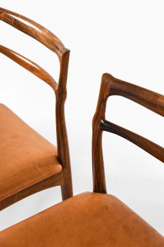 Johannes Andersen Set of Six Dining Chairs by Johannes Andersen 1960s - 4443687