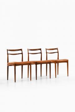Johannes Andersen Set of Six Dining Chairs by Johannes Andersen 1960s - 4444279