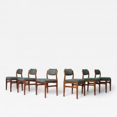 Johannes Andersen Set of Six Johannes Andersen for Uldum M belfabrik Teak Dining Chairs - 4698774