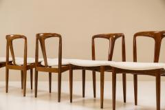 Johannes Andersen Set of Six Juliane Chairs in Rosewood by Johannes Andersen Denmark 1965 - 2978940