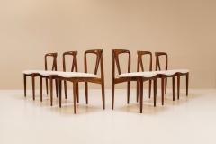 Johannes Andersen Set of Six Juliane Chairs in Rosewood by Johannes Andersen Denmark 1965 - 2978941