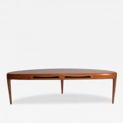 Johannes Andersen Teak Coffee Table by Johannes Andersen Capri for Trensum  - 4745060