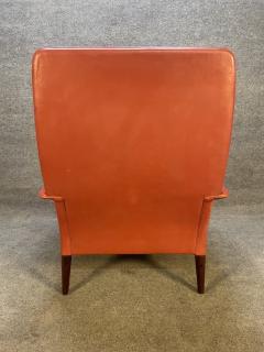 Johannes Andersen VINTAGE DANISH MID CENTURY MODERN LEATHER LOUNGE CHAIR - 3260419