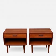 Johannes Hansen Danish Nightstands by Johannes Andersen for Dyrlund - 4112675