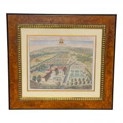 Johannes Kip Antique Hand Colored Architectural Print Trowbridge Collection - 4707463