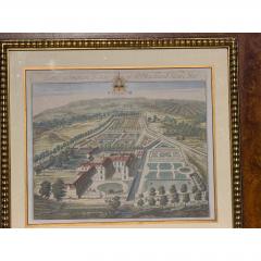 Johannes Kip Antique Hand Colored Architectural Print Trowbridge Collection - 4707513
