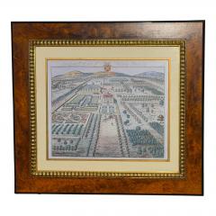 Johannes Kip Antique Hand Colored Architectural Print of Sandywell Trowbridge Collection - 4707465