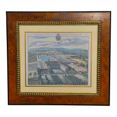 Johannes Kip Hand Colored Architectural Print Syston by Johannes Kip Trowbridge Collection - 4722785