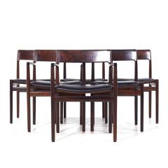 Johannes N rgaard for N rgaards M belfabrik MCM Danish Dining Chairs Set of 6 - 3892033