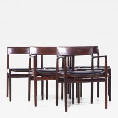 Johannes N rgaard for N rgaards M belfabrik MCM Danish Dining Chairs Set of 6 - 3893334