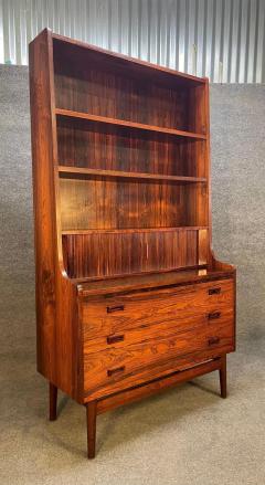 Johannes Sorth Bornholm Vintage Danish Mid Century Modern Rosewood Secretary Bookcase by Johannes Sorth - 3317864