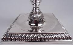 John Arnell Pair of English Georgian Sterling Silver Candlesticks 1766 - 4377370