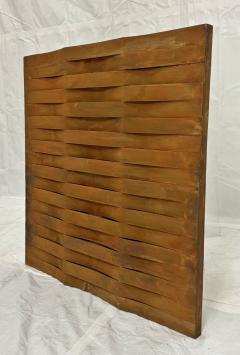 John Baughman John Baughman Weave Series Wall Sculpture Brutalist Wood Art Panel 2010 - 4724478