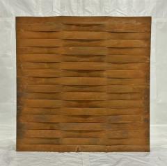 John Baughman John Baughman Weave Series Wall Sculpture Brutalist Wood Art Panel 2010 - 4724485