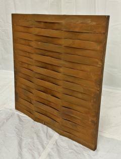 John Baughman John Baughman Weave Series Wall Sculpture Brutalist Wood Art Panel 2010 - 4724488