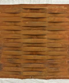 John Baughman John Baughman Weave Series Wall Sculpture Brutalist Wood Art Panel 2010 - 4724494