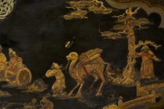 John Belchier An Exceptional Black Red and Gilt Japanned Domed Chest on Stand - 4740843