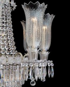 John Blades A LARGE EIGHT LIGHT REGENCY TENT AND WATERFALL CHANDELIER OF THE FINEST QUALITY - 3792930