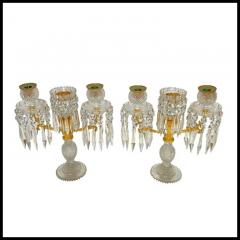 John Blades A Pair Of English Regency Ormolu and Cut Glass Candelabra - 3865394