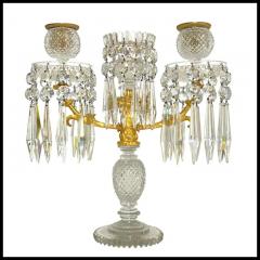 John Blades A Pair Of English Regency Ormolu and Cut Glass Candelabra - 3865402