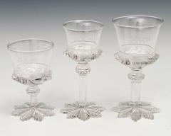 John Blades AN EXCEPTIONAL SUITE OF CUT AND ENGRAVED WINE GLASSES BY JOHN BLADES - 3960401