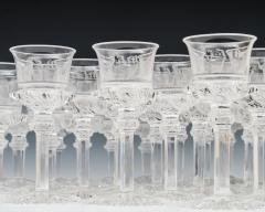 John Blades AN EXCEPTIONAL SUITE OF CUT AND ENGRAVED WINE GLASSES BY JOHN BLADES - 3960403