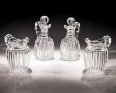 John Blades AN EXCEPTIONAL SUITE OF PILLAR FILE CUT GLASS JUGS BY JOHN BLADES - 3796096