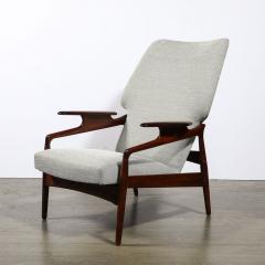 John Bone Pair of Mid Century Danish Teak Reclining Chairs for Advance Design by John Bon  - 3703615