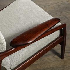 John Bone Pair of Mid Century Danish Teak Reclining Chairs for Advance Design by John Bon  - 3703689