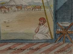 John Brownrigg Bellasis Campaign A Fine Early 19th Century Watercolor Depicting Travel in India - 791705