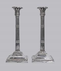 John Carter Georgian Silver Candlesticks London 1759 John Carter - 1060964