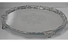 John Carter Large Georgian Sterling Silver Salver London 1774 John Carter - 624051