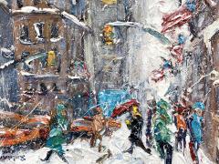 John Crimmins Fifth Avenue Snowfall  - 1606347