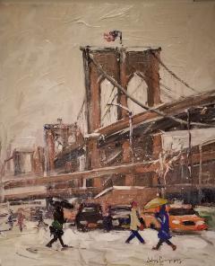 John Crimmins John Crimmins Painting Wintry Brooklyn  - 1255668