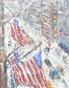 John Crimmins Snowy Eve 5th Avenue  - 2089690