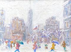 John Crimmins Wintry Day Madison Square  - 2186942