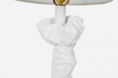 John Dickinson Draped Plaster Lamp Style of John Dickinson - 1092193