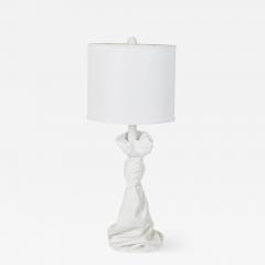 John Dickinson Draped Plaster Lamp Style of John Dickinson - 1093490