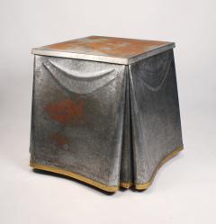 John Dickinson Heavily Patinated John Dickinson Galvanized Steel Occasional Table - 990338